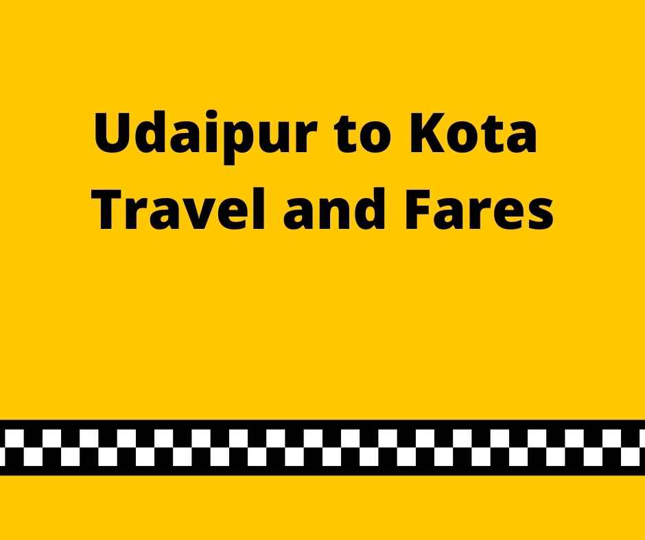 udaipur to kota taxi fare